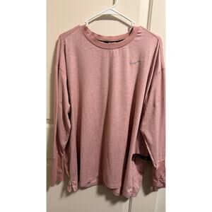 Nike dri-fit long sleeve, 3x, pink/peach